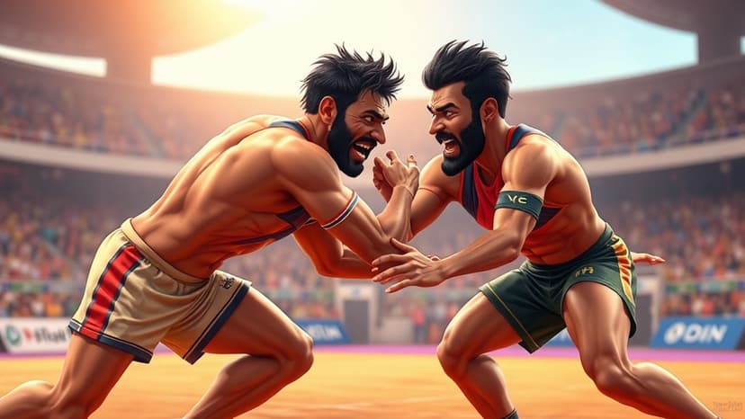 Kabaddi Titans Clash in High-Stakes Qualifier 1 Showdown