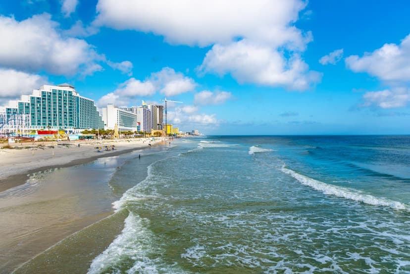 Daytona Beach Disappears Under Extreme King Tide Flooding