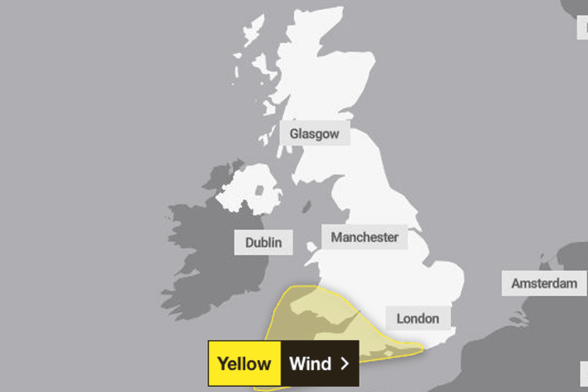 70mph Winds to Batter England and Wales