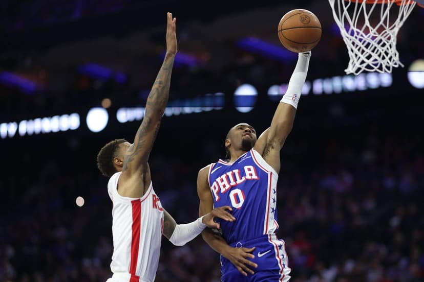 Goaltend Blunder Sends 76ers-Rockets to Overtime