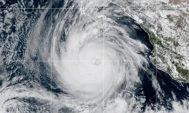 Tropical Storms Priscilla and Jerry Churn Up Coasts, Threaten Flooding