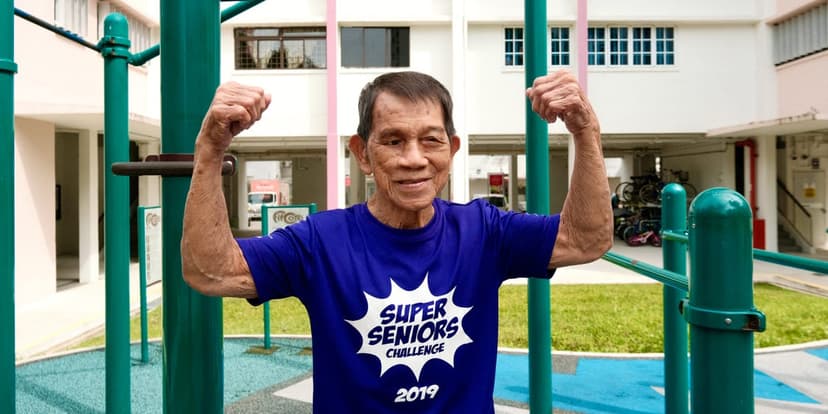 80-Year-Old Ex-Champion Defies Age with Strength Training
