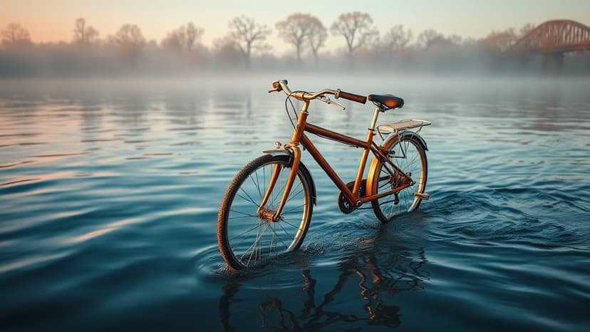 90-Year-Old Tackles Thames on Water-Bike for Rainforests