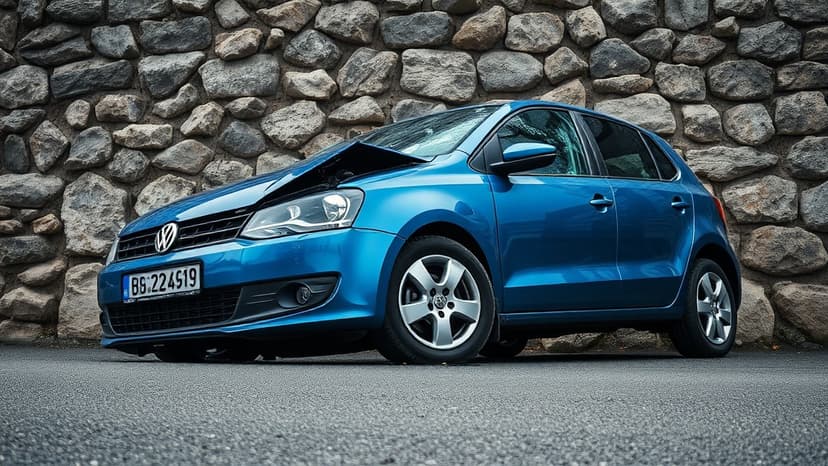 Elderly Driver Dies After Car Hits Wall