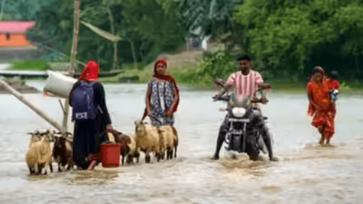 Assam Floods: 5 Dead, Millions Affected by Flash Floods