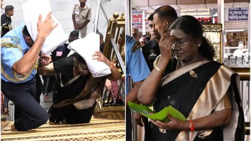 India's First Female President Visits Sabarimala, Makes History