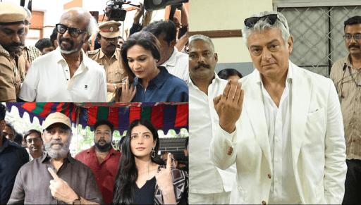 Kollywood Casts Votes in TN Election Frenzy
