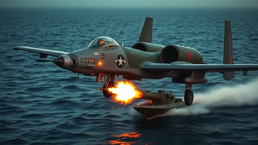 Warthog vs. Iran: A-10 Hunts Boats in Hormuz
