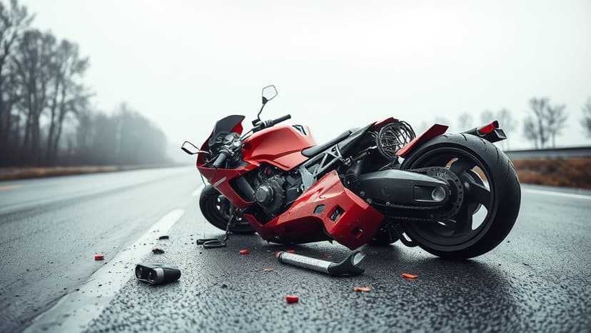 Motorcyclist Injured in A10 Crash, Driver Arrested