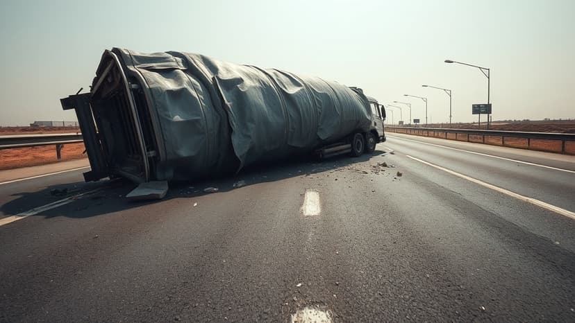Lorry Bridge Strike Sparks A14 Chaos