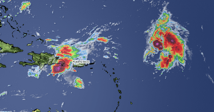 Rare "Fujiwhara Effect" Threatens Collision of Powerful Hurricanes
