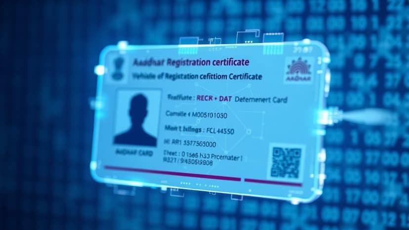 Aadhaar Mandatory for Vehicle Ownership Transfer