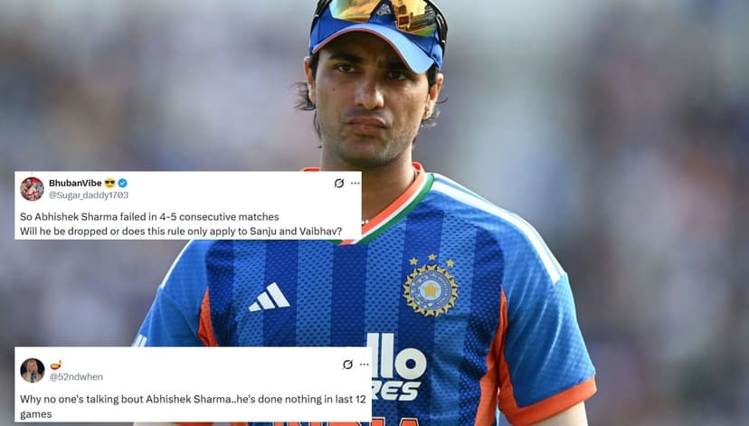 Indian opener struggles: Abhishek's form questioned