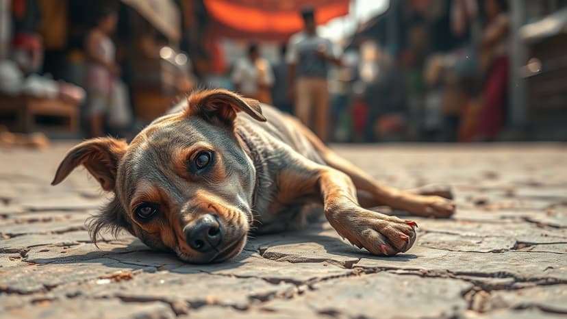 Acid Attack on Mother Dog Sparks Outrage