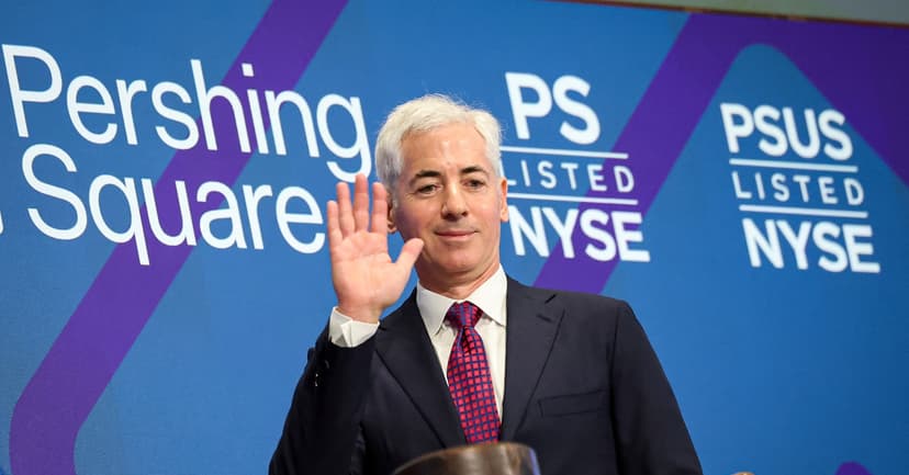 Billionaire Ackman Adds Netflix, Visa to Fund Holdings