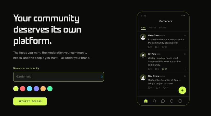 Ditch Big Social: Acorn Empowers Community Building