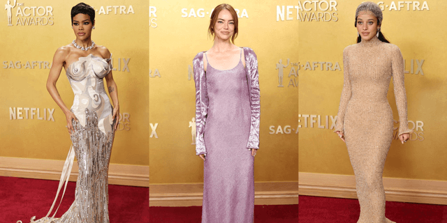 Actor Awards Red Carpet: Fashion Hits & Misses