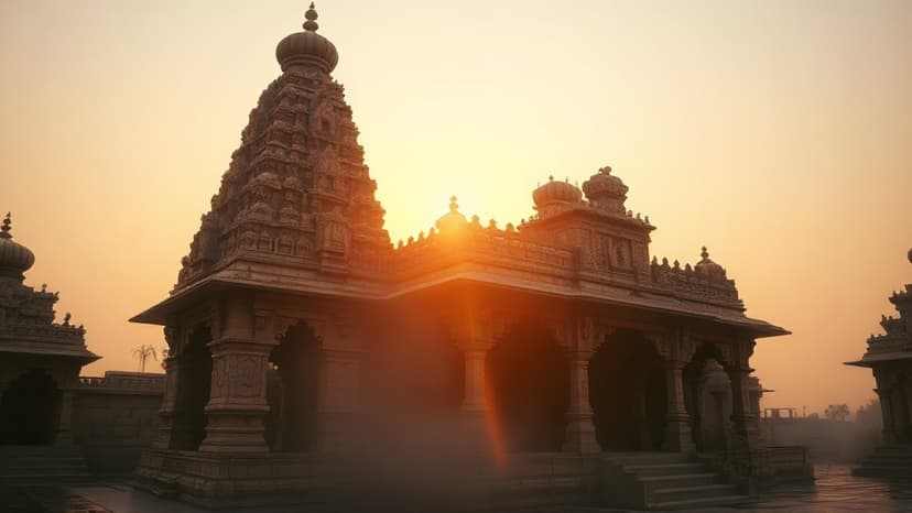 Gujarati Singer Visits Ambaji Temple After Grammy Nod
