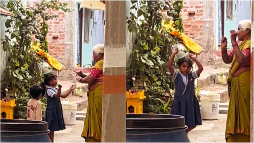 5-Year-Old Teaches Dance to 75-Year-Old Grandma