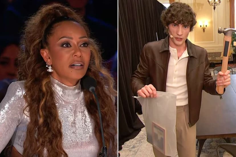 Mel B's Bracelet Vanishes in AGT Magic Stunt!