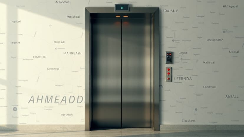 Elderly Man Rescued After 1 Hour Trapped in Ahmedabad Lift