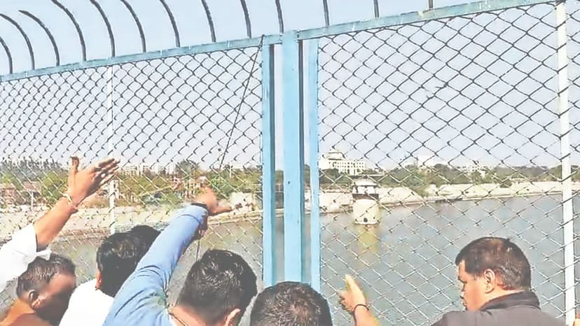 Rope Rescue on Ahmedabad Bridge: Suicide Prevention Urged