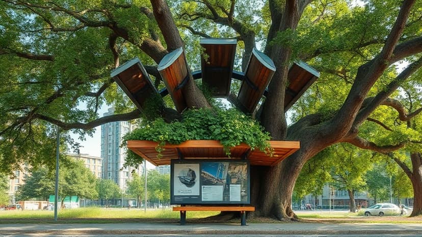 Ahmedabad Unveils First Eco-Friendly Green Bus Stop
