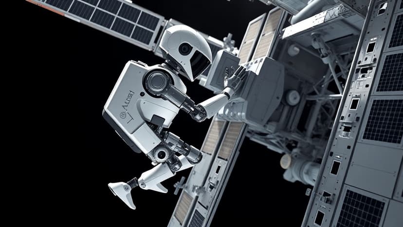 AI Robot Teledroid Set for ISS Spacewalks