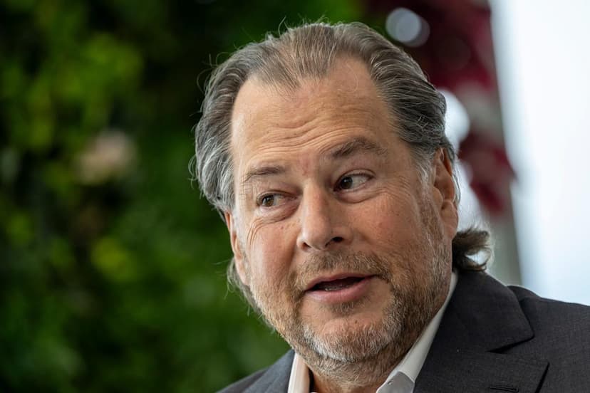 AI at Work: CEOs Marc Benioff Claim Big Numbers