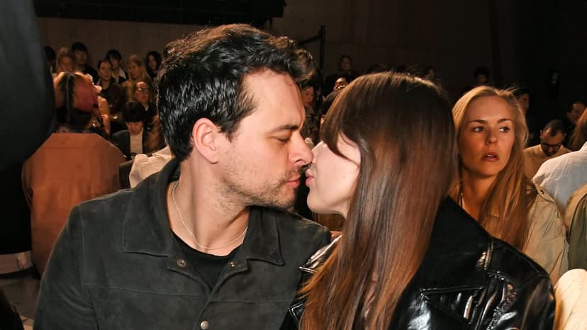 Aimee Lou Wood & Adam Long's Passionate Paris Fashion Week Moment