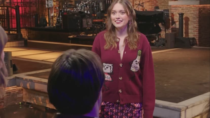 Wood Faces Fake Teeth Gag on SNL UK Debut