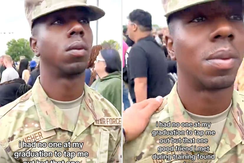 Friend's Act of Kindness Stuns Air Force Grad