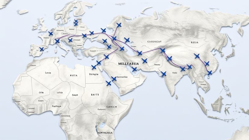 Airlines Dodge Middle East Skies Amidst Tensions