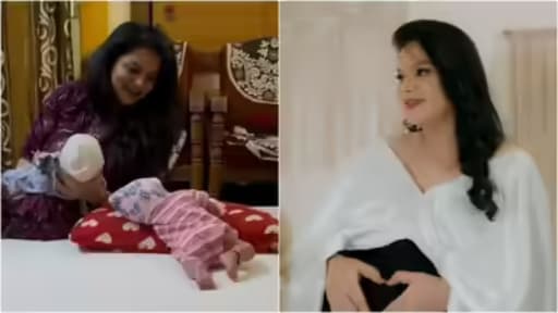 Actress Aishwarya Vinay Embraces Motherhood Bliss