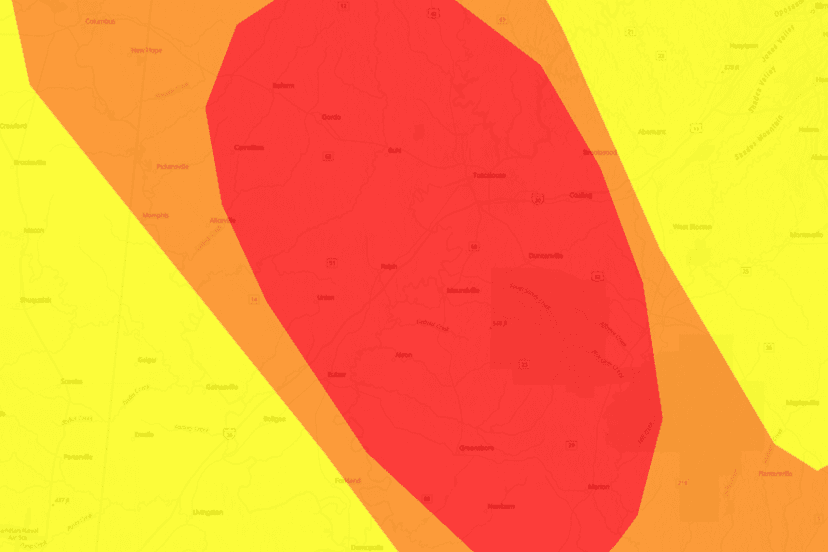 Alabama Air Quality Alert: Fine Particle Pollution Unhealthy