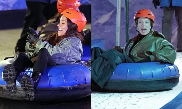 Alex Scott & Jess Glynne's Joyful Winter Wonderland Date
