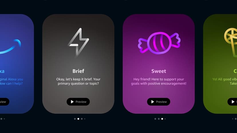 Alexa Plus Gets New Personalities: Brief, Chill, Sweet