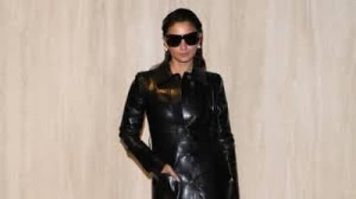 Alia Bhatt's Gothic Glam at Milan Fashion Week