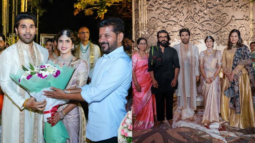 Stars Shine at Allu Sirish's Intimate Wedding