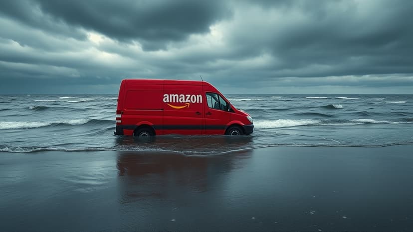 Amazon Van Lost at Sea After GPS Fails