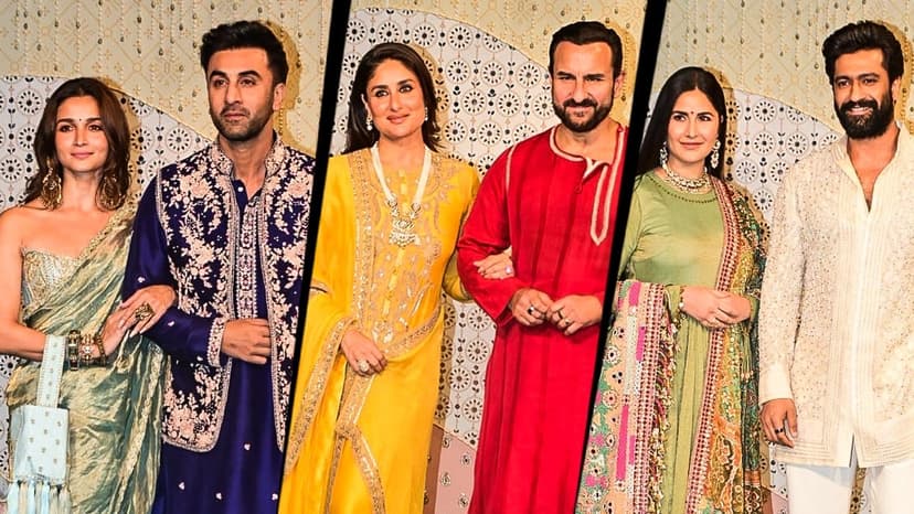Ambani Ganesh Puja: Couples Ace Festive Fashion