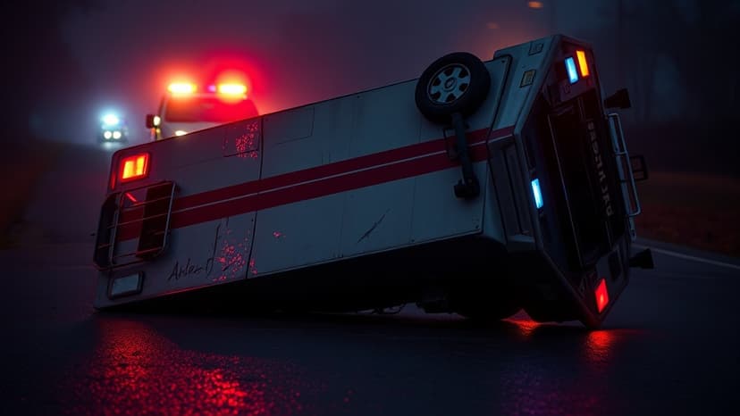 Ambulance stolen with patient, paramedic inside