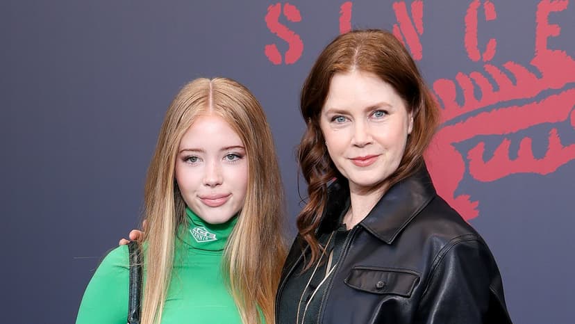 Amy Adams & Daughter Aviana Shine at Paris Fashion Week