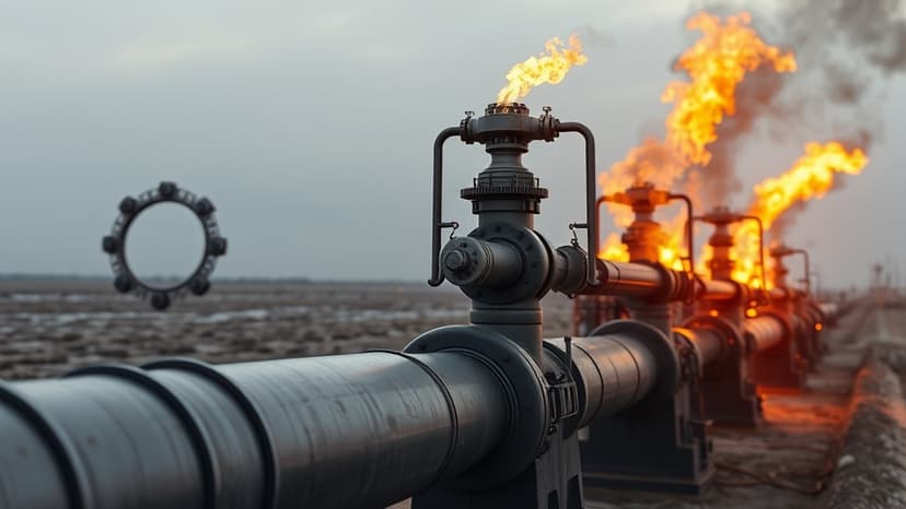 Andhra Gas Pipeline Erupts in Flames After Leak