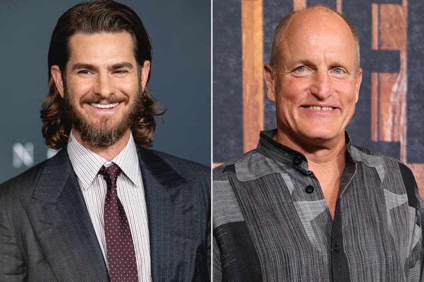 Andrew Garfield Froze Playing Basketball with Woody Harrelson