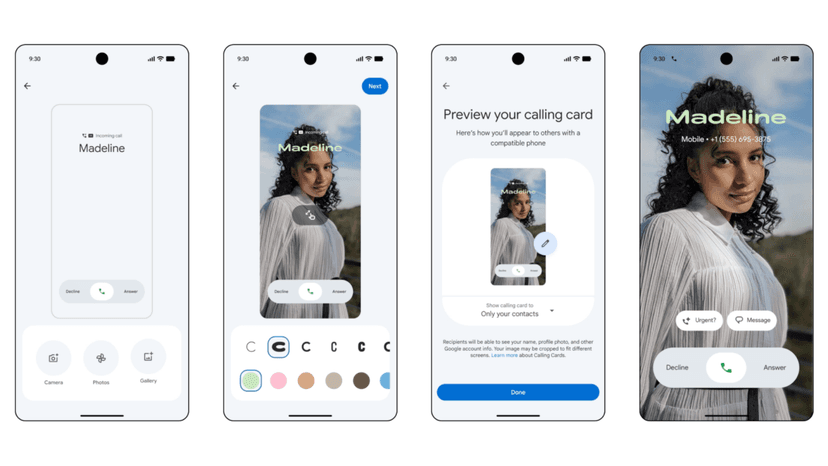 Android Calls Get Personal: New Calling Cards Arrive