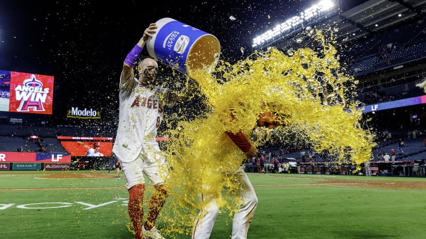Trout, Meckler Rally Angels to Stunning Walk-Off Win
