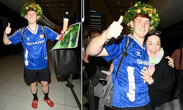 AngryGinge Home: Crowned Champ Flies Back to Manchester