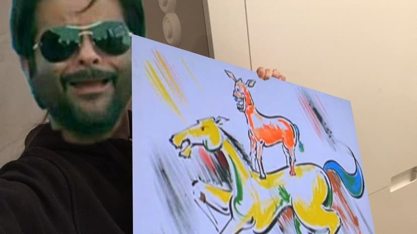Anil Kapoor Reveals Majnu Bhai Painting's Secret Meaning