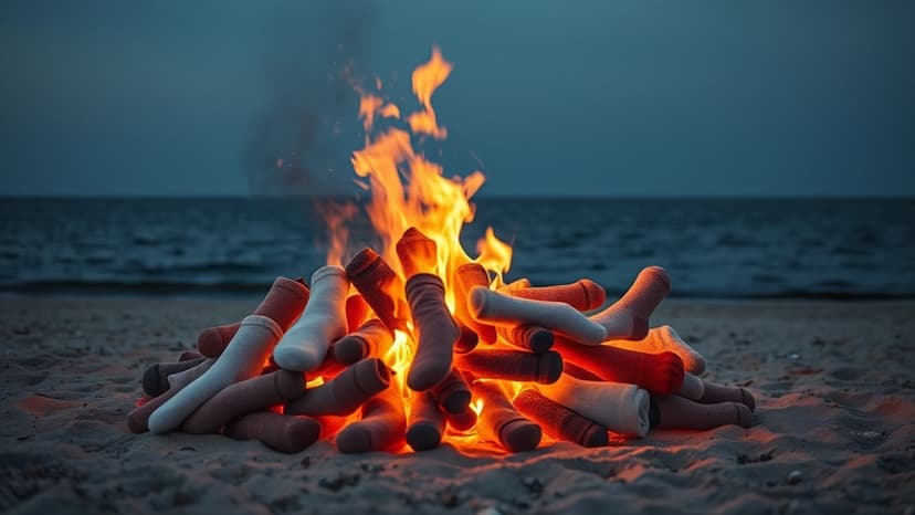 Annapolis Burns Socks to Welcome Spring